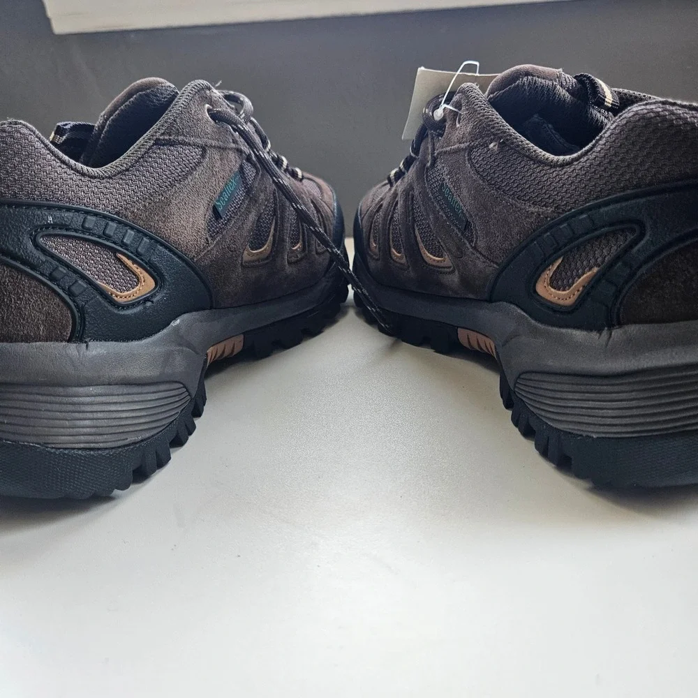 Propet Hiking Shoes Mens 8 XX 5E Wide Brown Waterproof Sealtex Ridge Walker Gorp